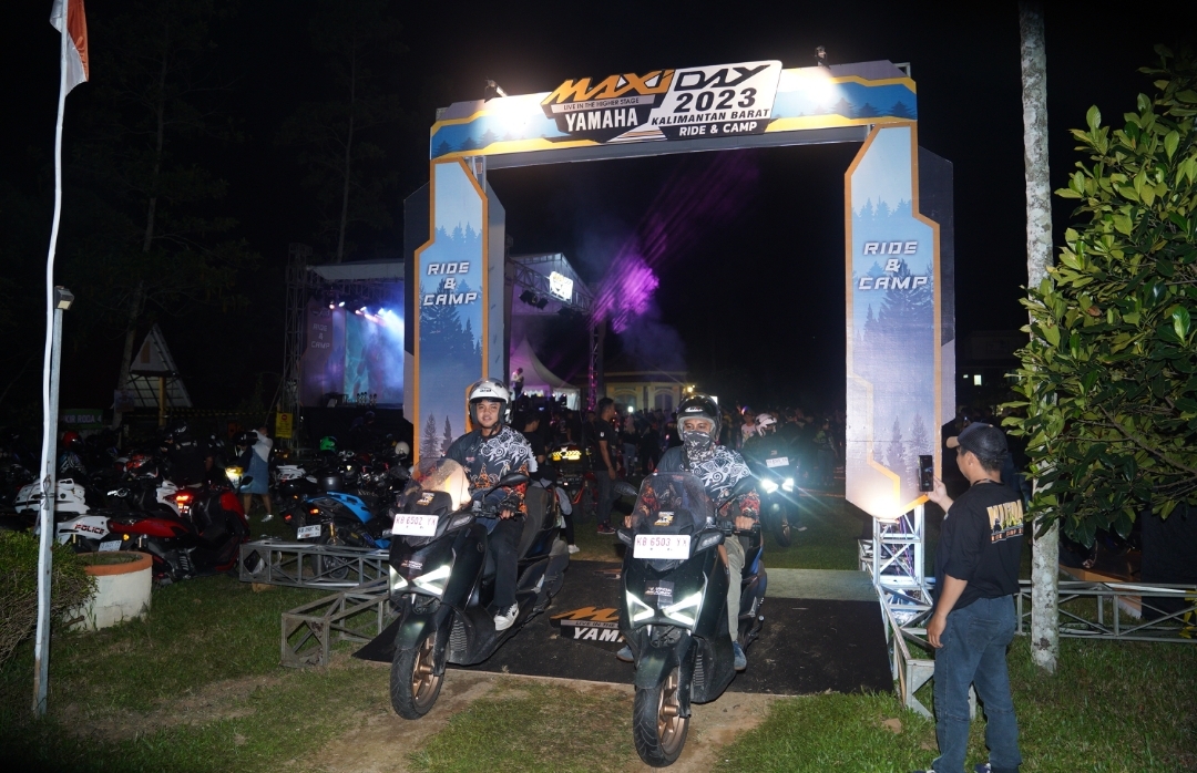 Ribuan Bikers Meriahkan Yamaha Day 2023 di Singkawang