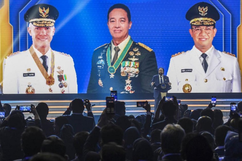 Hasil Survei SMRC: 41 Persen Pemilih Nasdem Inginkan Ganjar