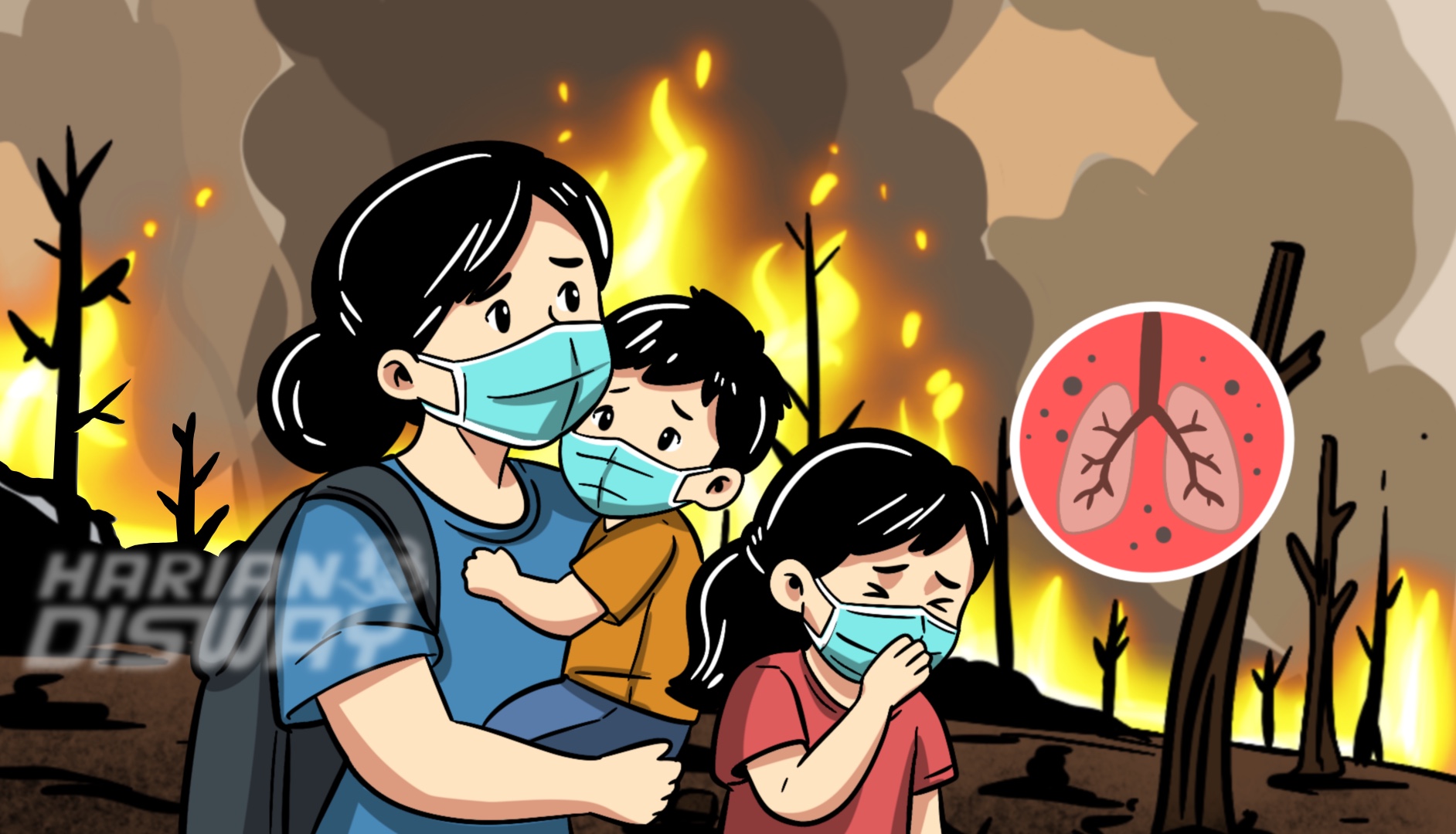 Karhutla dan Pertaruhan Kesehatan Publik