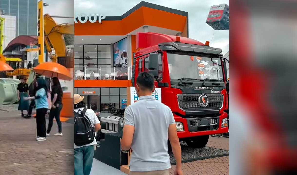 Hari Pertama MC Group Catat Penjualan Ratusan Unit Truk Shacman di Mining Indonesia 2025 Jakarta
