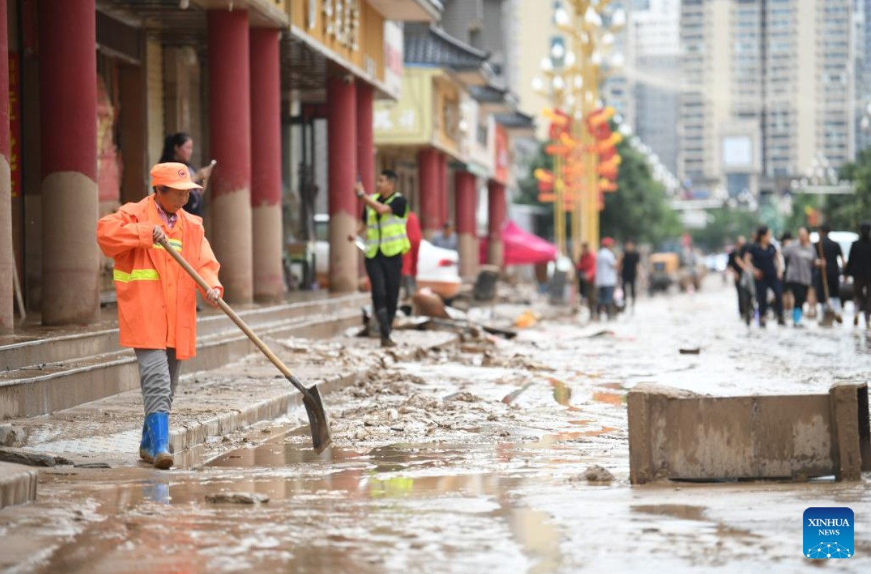 Kota Yan'an Lumpuh, Ini Potret Langka Banjir Parah di Tiongkok, Ada Korban Jiwa?