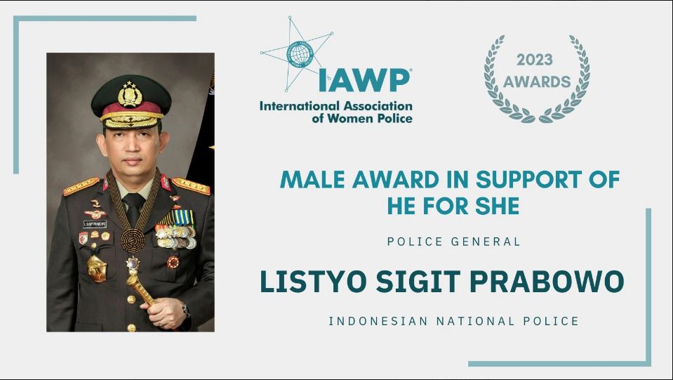 Selamat! Kapolri Raih Penghargaan dari International Association of Women Police