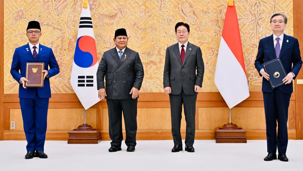 Prabowo Saksikan Pertukaran 10 MoU Indonesia–Korea Selatan di Berbagai Sektor