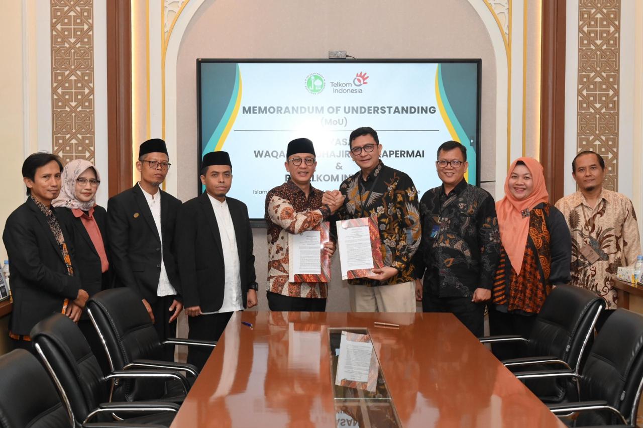 Yayasan Al-Muhajirien Gandeng Telkom Regional II, Tingkatkan Kualitas Pendidikan Digital di Era Modern