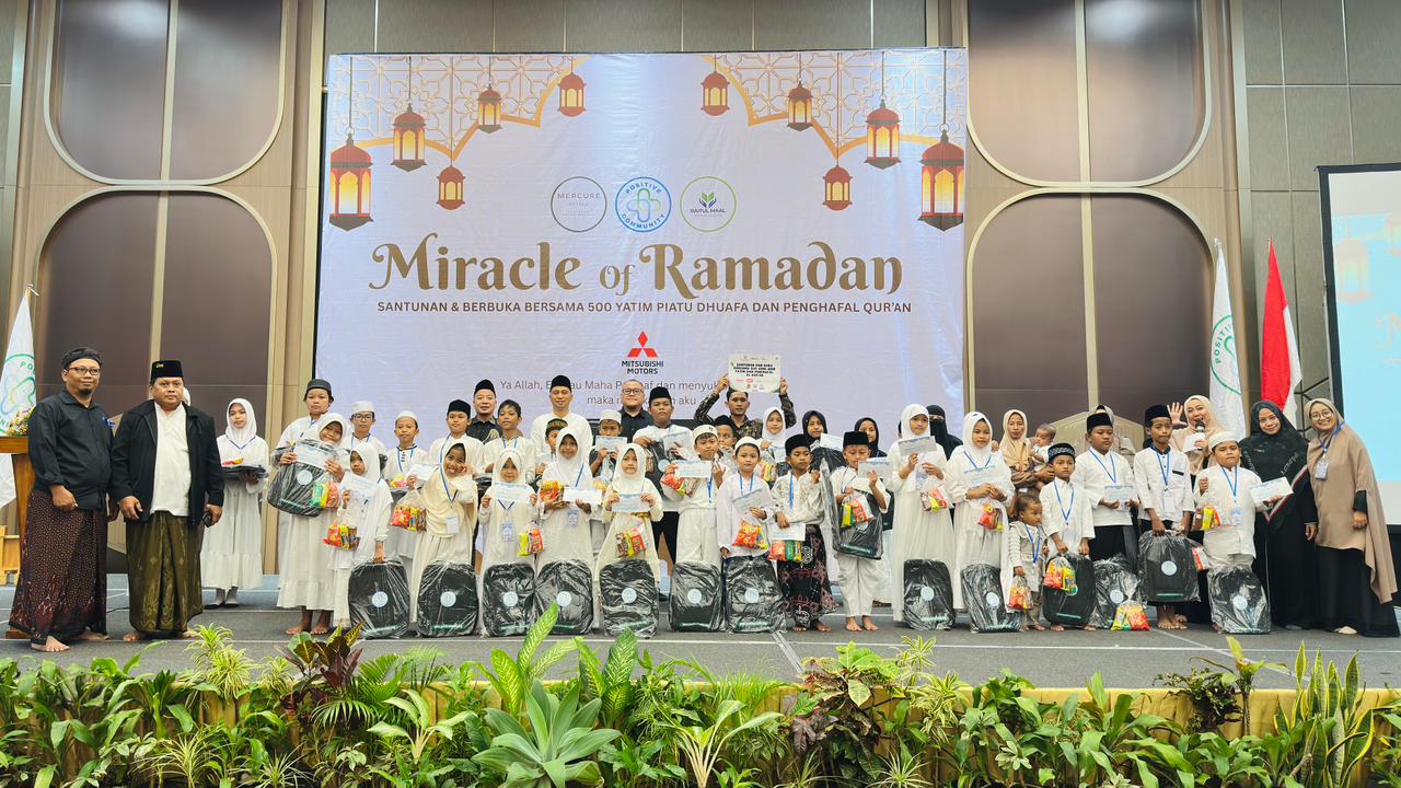 Mercure Surabaya Grand Mirama Undang 500 Anak Yatim Berbuka Puasa Bersama 