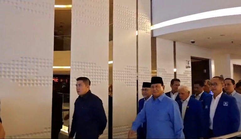 Prabowo Subianto Hadiri Rakernas PAN, Gibran Menyusul Besok