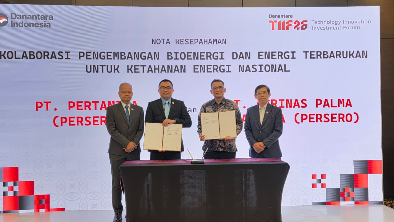 MoU dan HoA di DTIIF 2026, Agrinas Palma dan Pertamina Perkuat Kolaborasi Bioenergi