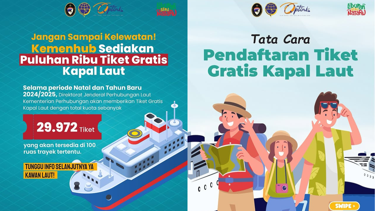 Link dan Cara Daftar Mudik Gratis Kapal Laut Nataru 2024/2025, Buruan sebelum Kehabisan Kuota