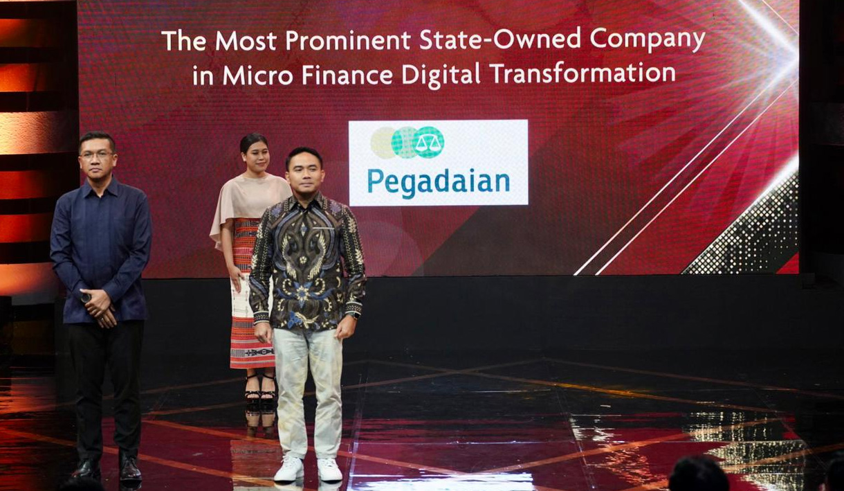 Dorong Transformasi Digital di Sektor Mikro, Pegadaian Raih Penghargaan Prominent Award 2023