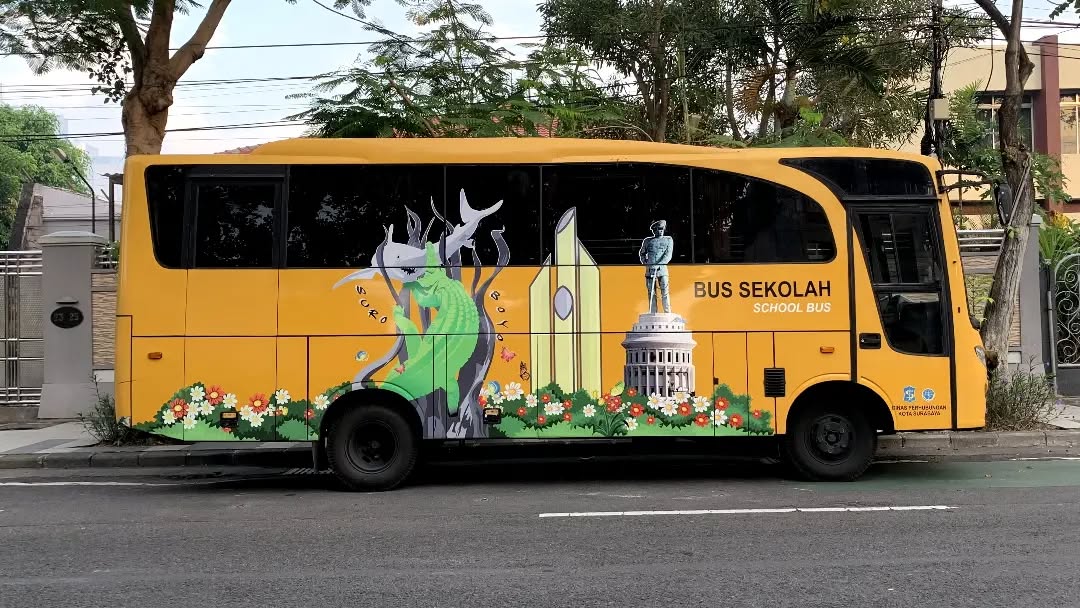 Surabaya Sediakan 9 Unit Bus Sekolah Gratis, Layani 5 Rute Strategis