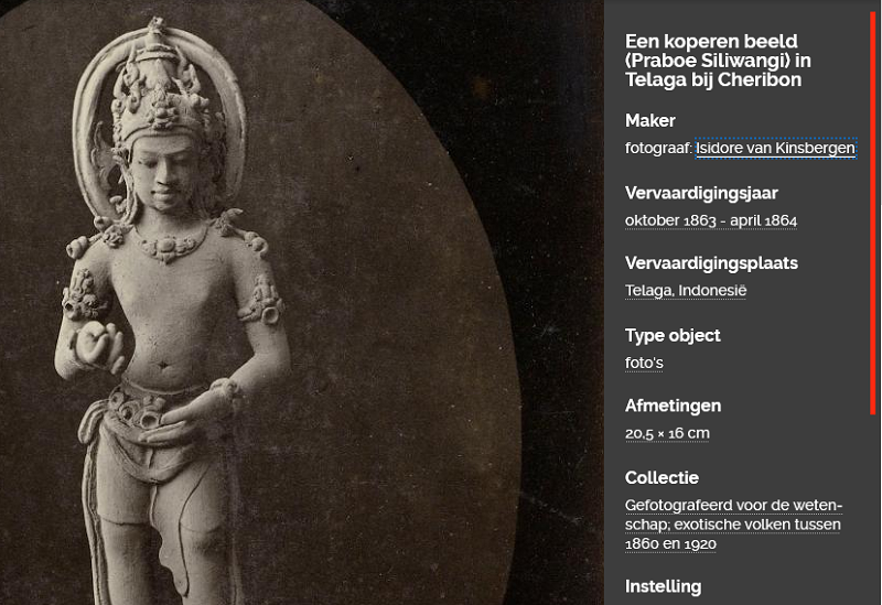 Penampakan Arca Prabu Siliwangi di Museum Belanda, Inikah Wajah Aslinya? 