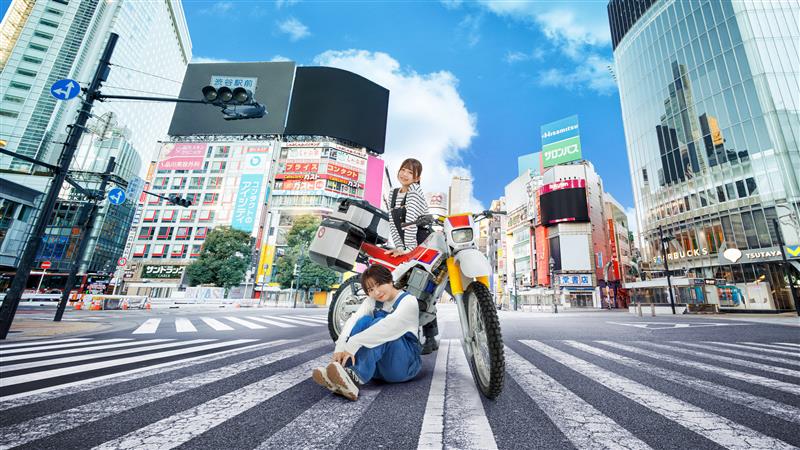 Dua Karakter dalam Anime Touring After the Apocalypse tentang Petualangan Pasca-Kiamat yang Tenang dan Indah