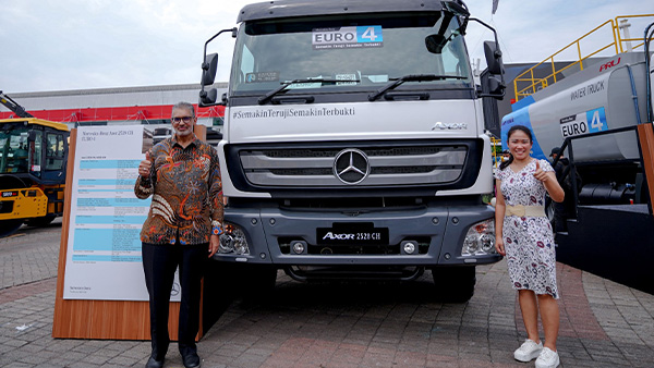 DCVI Luncurkan Mercedes-Benz Axor Euro 4, Empat Varian Sasar Pasar Tambang dan Konstruksi