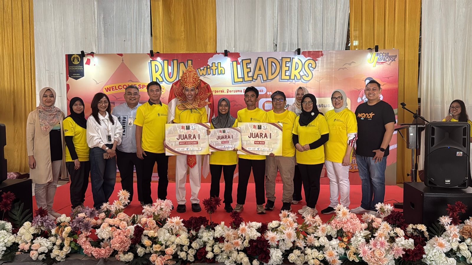 Run With Leaders Asrama UI Dorong Mahasiswa Hidup Sehat dan Bangun Jejaring