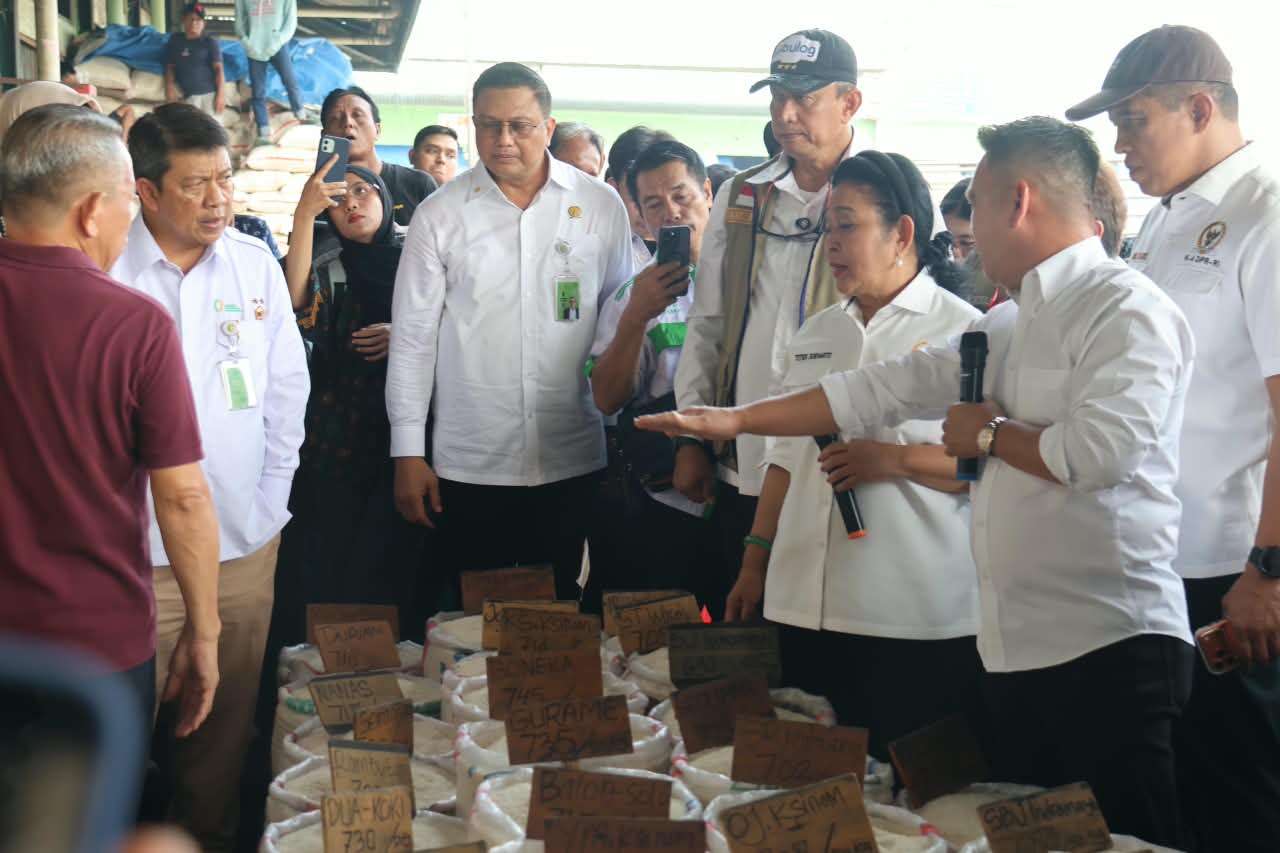 BULOG dan Komisi IV DPR Sidak Pasar Induk Cipinang, Stok Beras Melimpah dan Harga Terkendali