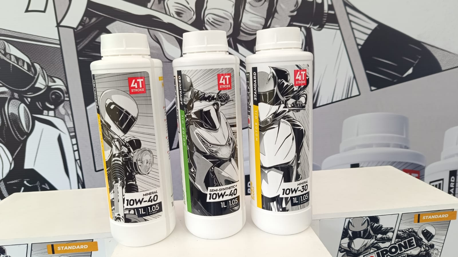 Formulasi Lebih Canggih! Ini 3 Pelumas IPONE Terbaru untuk Skuter dan Motor 4-Tak