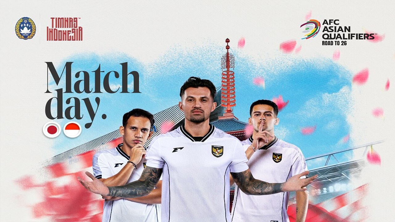 LINK Live Streaming Jepang vs Indonesia di Kualifikasi Piala Dunia 2026 zona Asia: Gunakan Opsi Alex Pastoor!