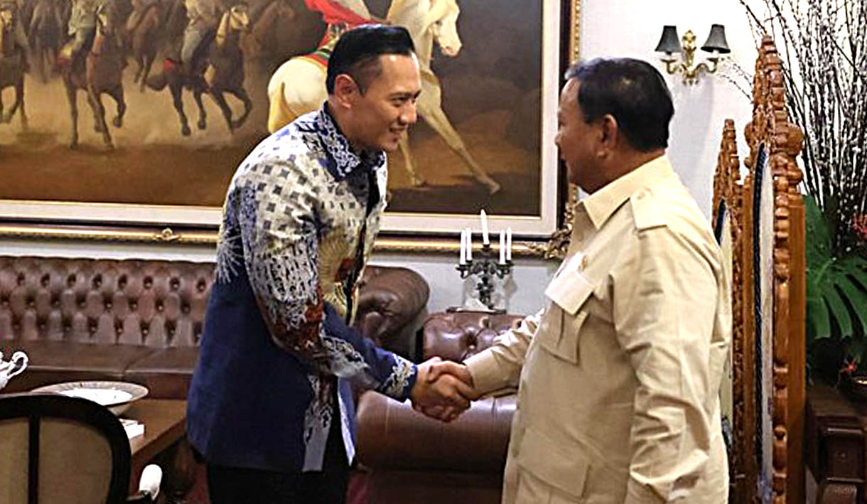 AHY Ucap Terima Kasih ke Prabowo Jelang Pelantikan Menjadi Menteri oleh Presiden Jokowi
