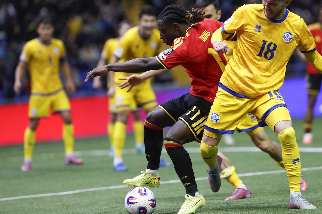 Kazakhstan vs Belgia 1-1, Tiket Setan Merah ke Piala Dunia 2026 Tertunda