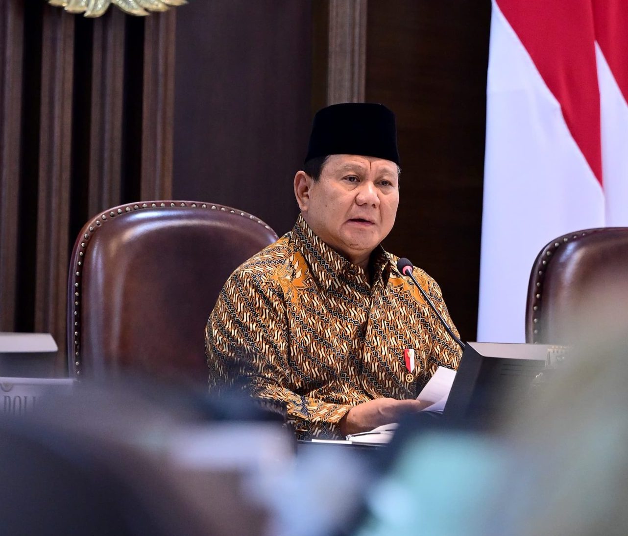 Prabowo Gembleng Para Menteri di Akmil Magelang, Semua Pakai Seragam Loreng