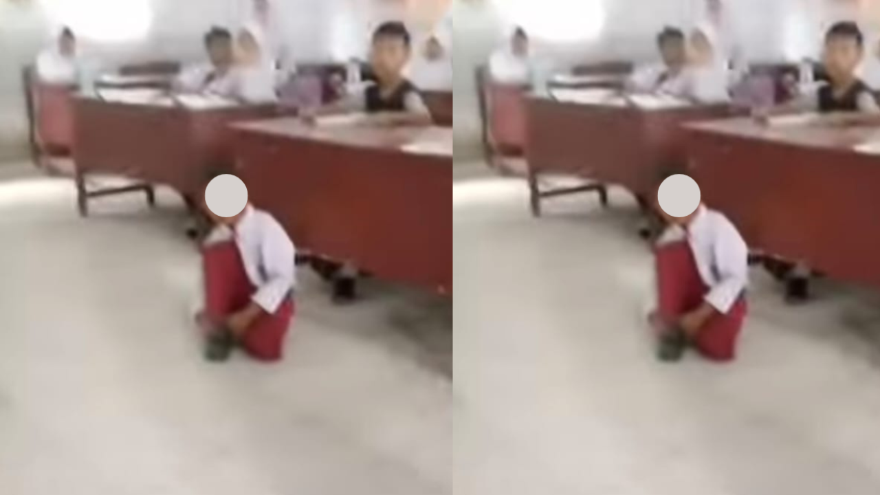 Guru Penghukum Murid Duduk di Lantai Karena Menunggak SPP Dijatuhi Sanksi