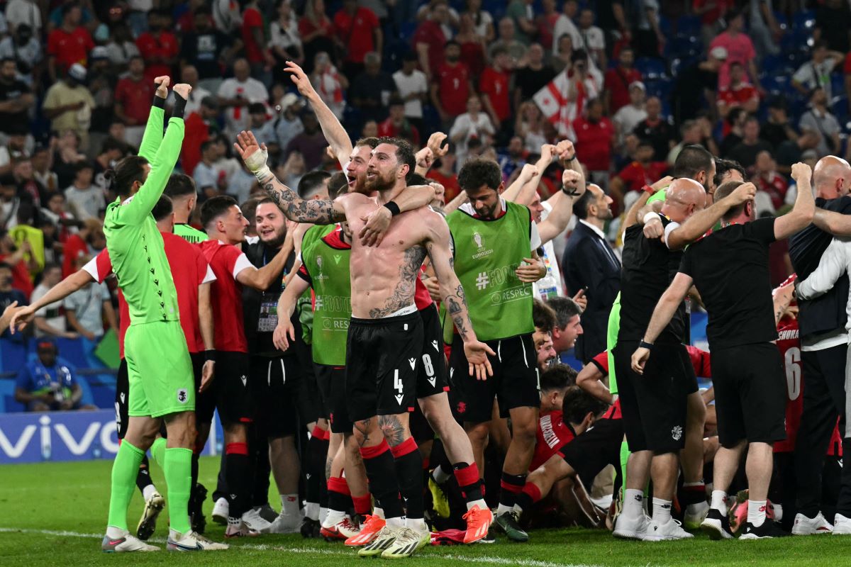 Kejutan Hebat! Georgia Pukul Portugal 2-0, Debutan Melaju ke 16 Besar Euro 2024 Berkat Mentalitas Ini 