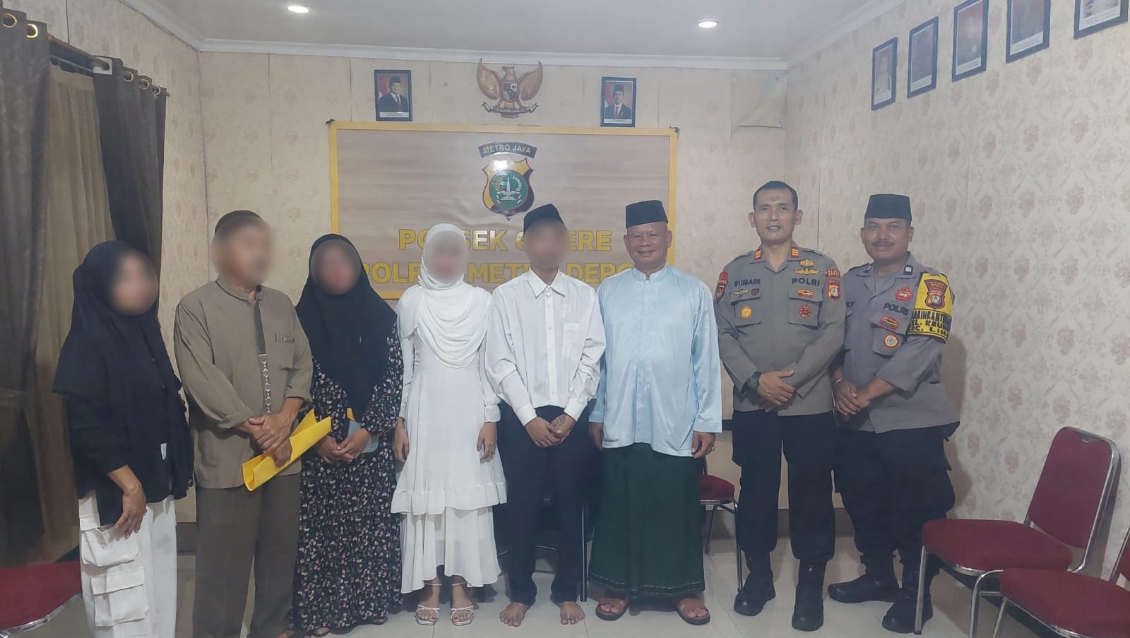 Tersandung Kasus Pencurian, Pria di Cinere Tetap Nikah di Dalam Mapolsek