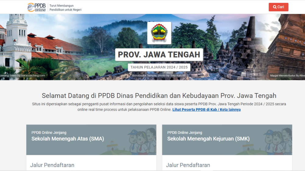 Cek Daya Tampung PPDB Jateng 2024 untuk Jenjang SMA/SMK Lengkap Jadwal Pendaftarannya