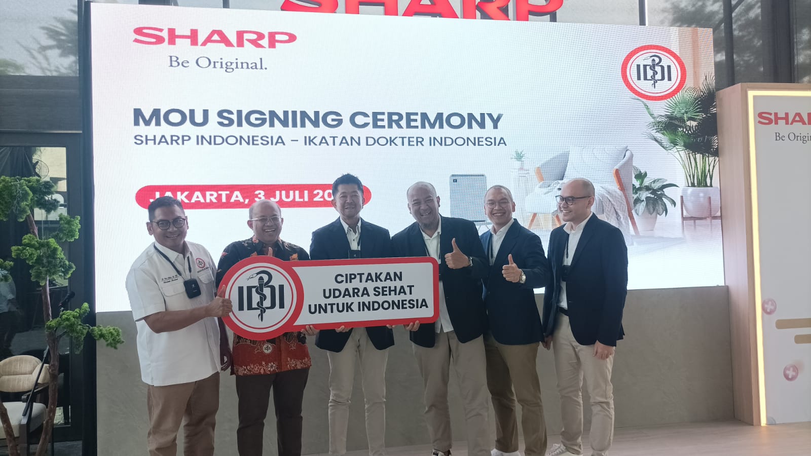 Kolaborasi Sharp dan IDI, Kampanyekan Udara Sehat di Indonesia