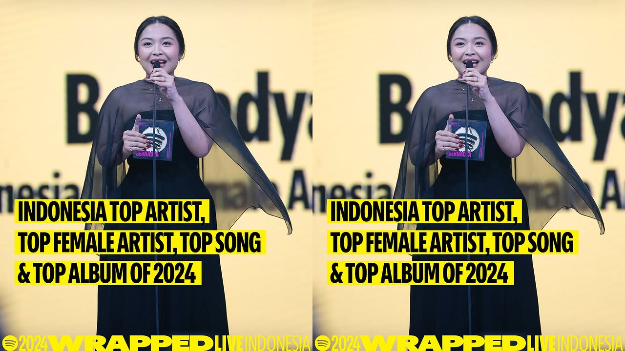 Daftar Lengkap Pemenang Spotify Wrapped Live Indonesia 2024, Bernadya Kembali Borong Penghargaan!