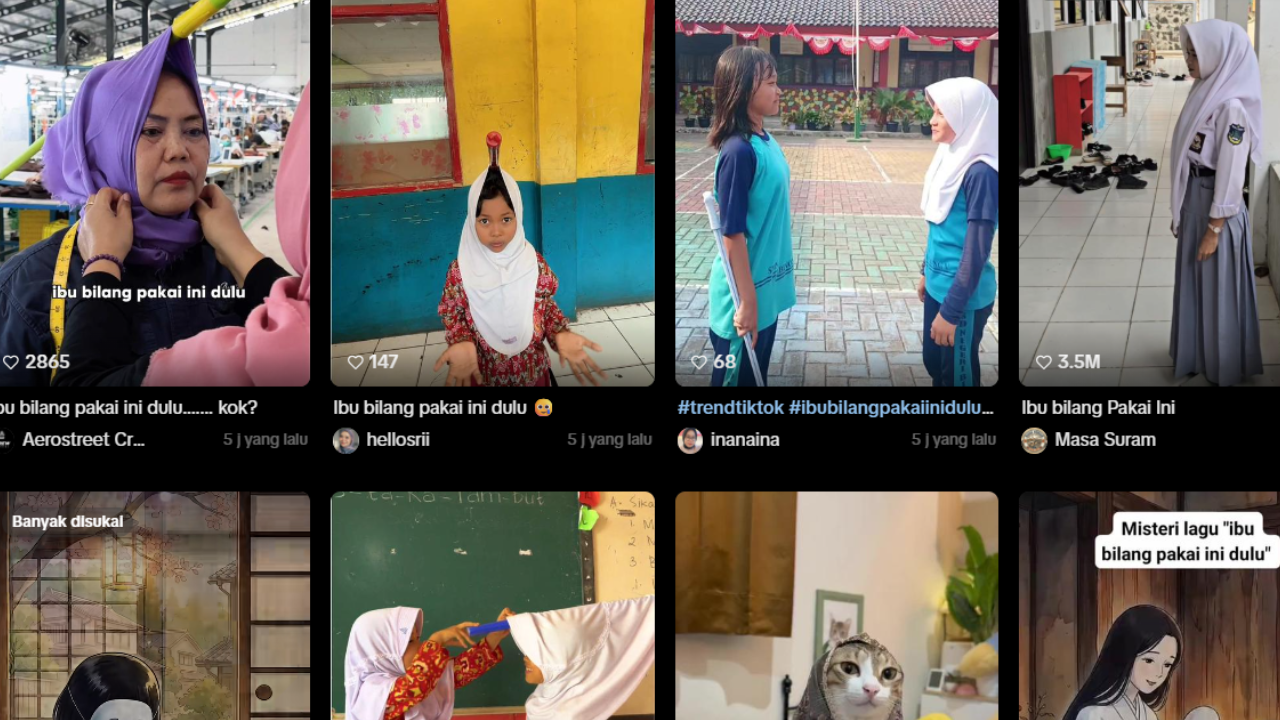 Lirik lagu Ibu Bilang Pakai Ini Dulu Lengkap Maknanya, Tren di TikTok Tentang Anak yang Kesepian