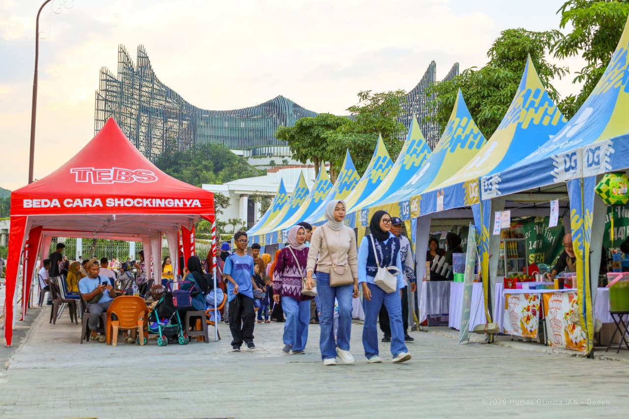 Libur Lebaran Membawa Berkah, UMKM Jualan di IKN Untung Rp20 Juta per Hari