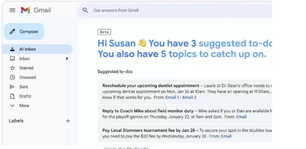Ada Sentuhan Gemini AI, Gmail Bikin Pengguna Lebih Produktif, Jadi Gampang Kelola Email 