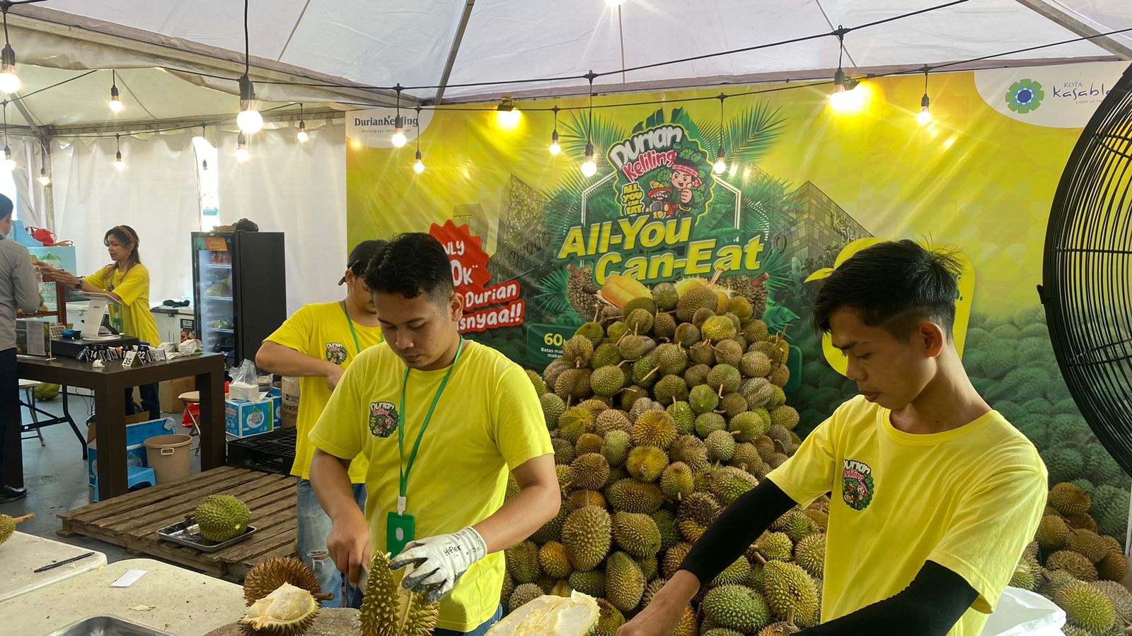 Sambut HUT ke-78 Kemerdekaan RI, Ada Pesta Durian Lokal Nusantara di Kota Kasablanka