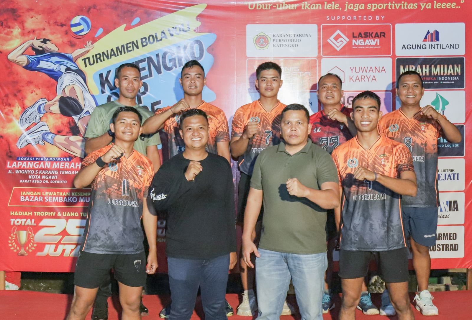 Luar Biasanya Babak Penyisihan Turnamen Bola Voli Katengko Cup 2025, Sudah Bertabur Bintang