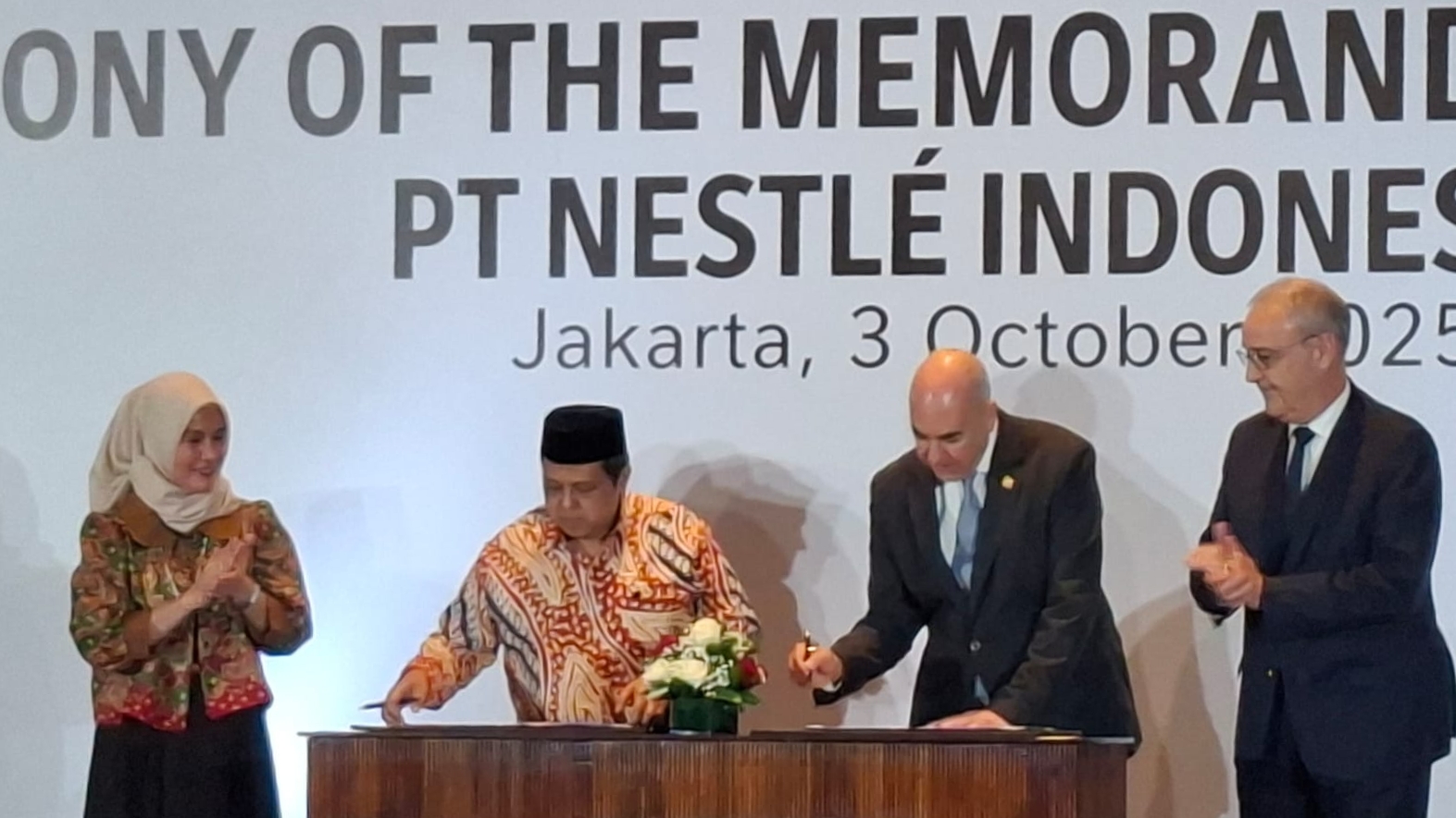 Teken MoU, BPJPH Apresiasi Nestle dalam Program Fasilitasi Sertifikasi Halal Produk UMK