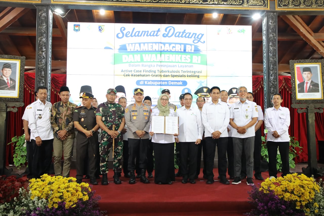 Wamendagri Wiyagus Dorong Demak Jadi Model Penanganan TBC