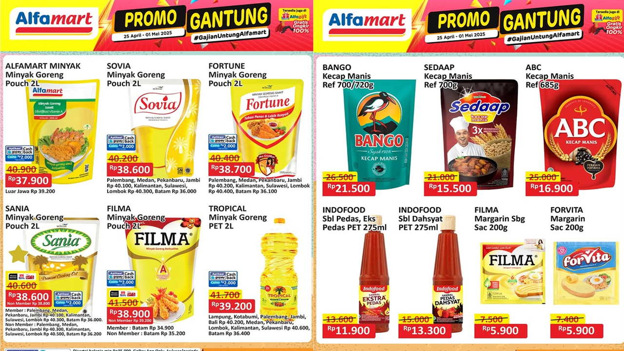 Katalog Promo JSM Alfamart Terbaru 25-27 April 2025 Spesial Akhir Pekan, Belanja Minyak Goreng Rp37 Ribu!