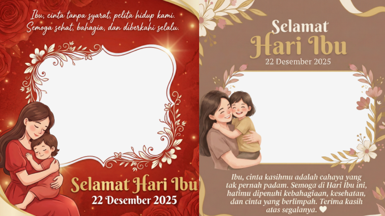 50 Link Twibbon Hari Ibu 2025 Terbaru dan Gratis Lengkap Ucapan, Ungkapkan Kasih Sayang ke Medsos