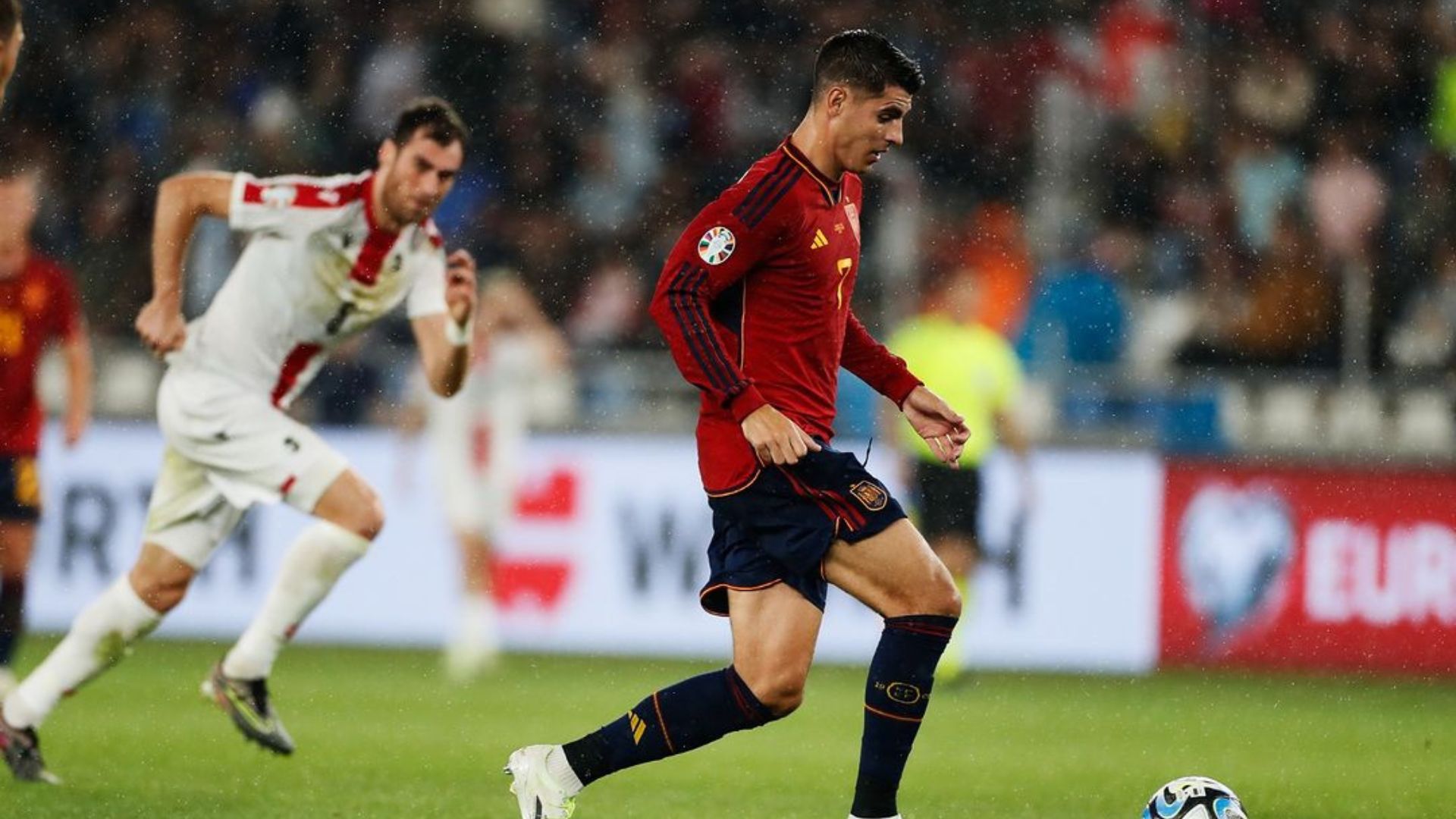 Kualifikasi Euro Spanyol vs Georgia: Morata Hattrick, La Furia Roja Menang Telak 7-1