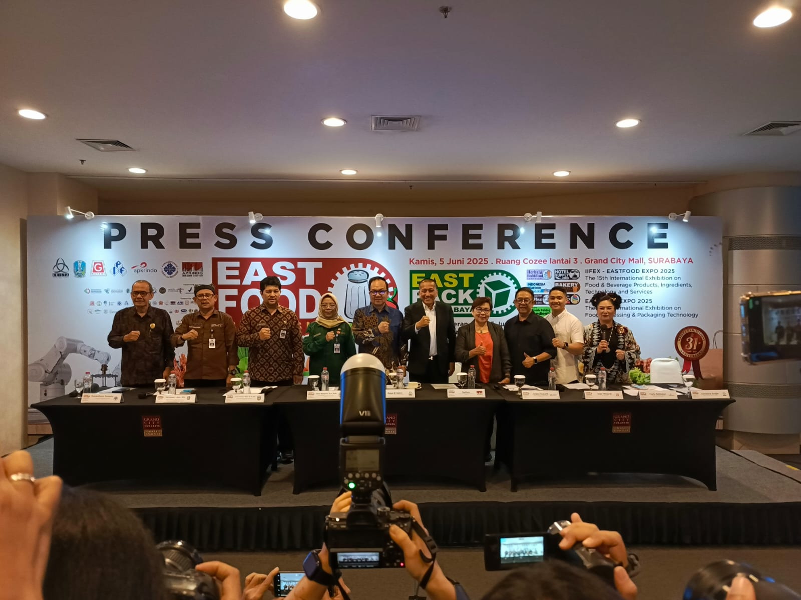 Pameran EastFood & EastPack Surabaya 2025 Dorong Pelaku Industri Jatim Go Internasional