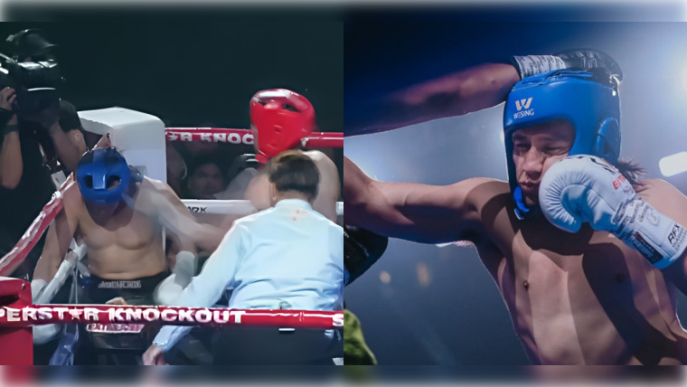 KING OF RING! EL Rumi Cuma Butuh 38 Detik Bikin Jefri Nichol Kalah TKO