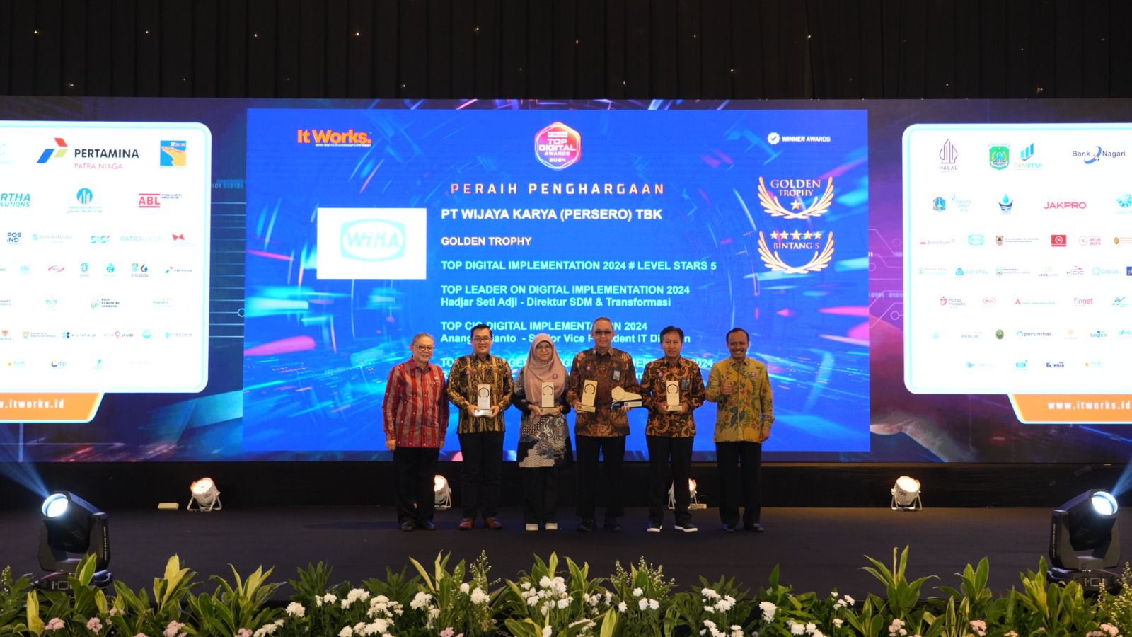 WIKA Borong 5 Penghargaan TOP Digital Awards 2024, Komitmen Dukung Transformasi Digital