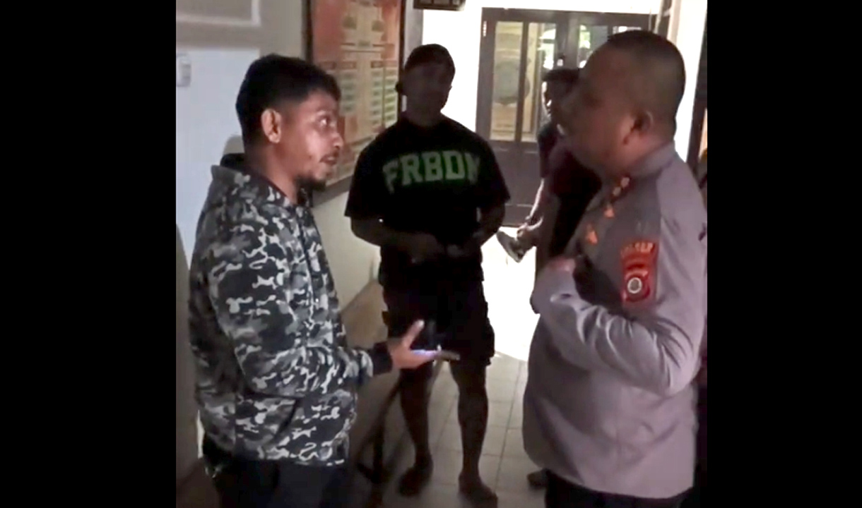 Penambang Emas Ilegal Tantang Polisi Boalemo, Didampingi Bripka Damprat Kasad Reserse di Polres