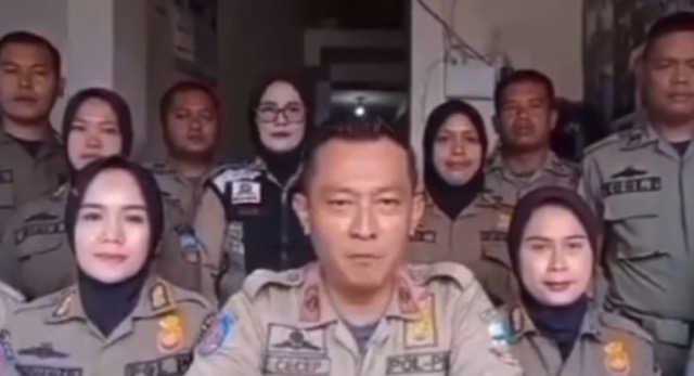 Viral! Video Anggota Satpol PP Garut Dukung Gibran