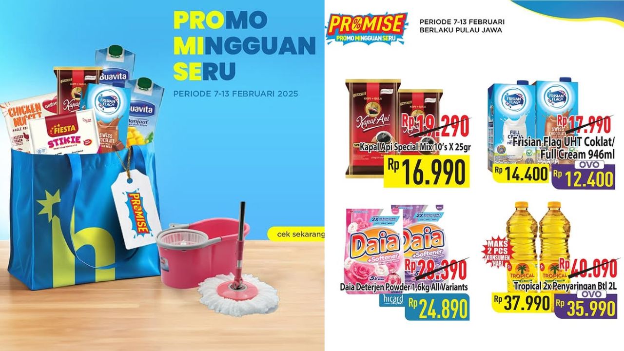 Katalog Promo Mingguan Hypermart 7-13 Februari 2025, Minyak Goreng 2L Cuma Rp37.000