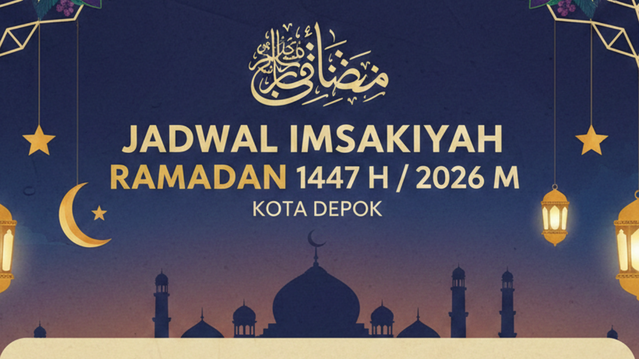 Jadwal Imsakiyah Ramadhan 2026 Kota Depok Sebulan Penuh, Simpan Biar Nggak Kesiangan