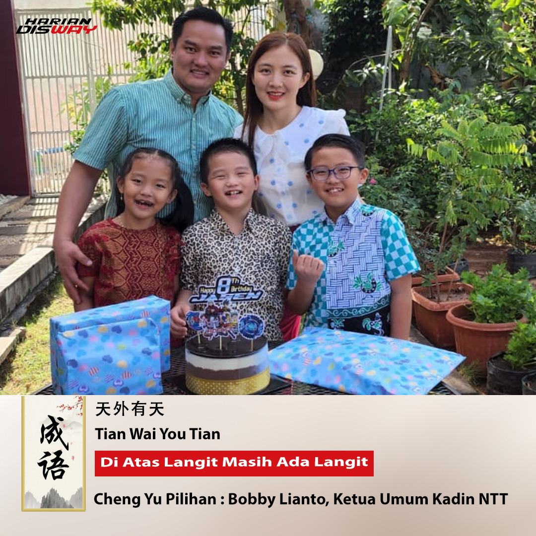 Cheng Yu Pilihan Ketua Umum Kadin NTT Bobby Lianto: Tian Wai You Tian