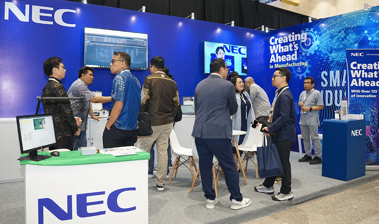 NEC Indonesia Tampilkan Solusi Smart Manufacturing di Indonesia 4.0 Conference and Expo