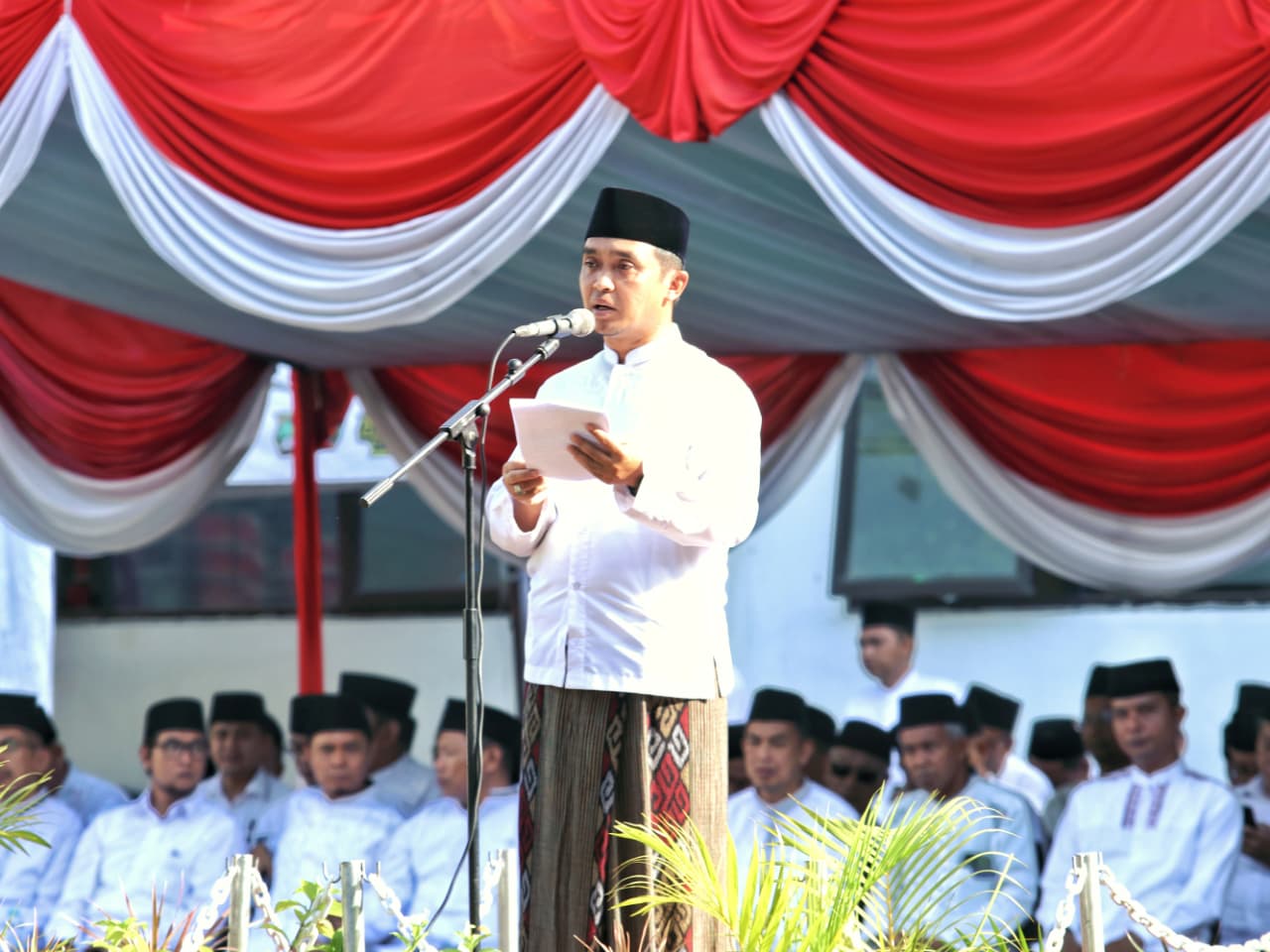 Satu Dekade Peringatan Hari Santri Nasional, Wali Kota Pasuruan Beri Dukungan Para Santri Menjadi Pilar Generasi Emas